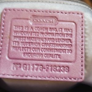 Pretty purple Coach hand or shoulder bag